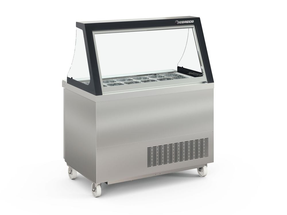 Saladette Coreco US Range 1200 - 1/2 avec vitrinette