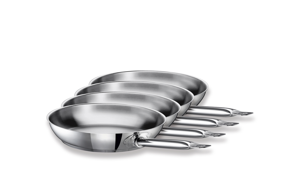 Kit 4 poêles en inox Industar – 20 cm
