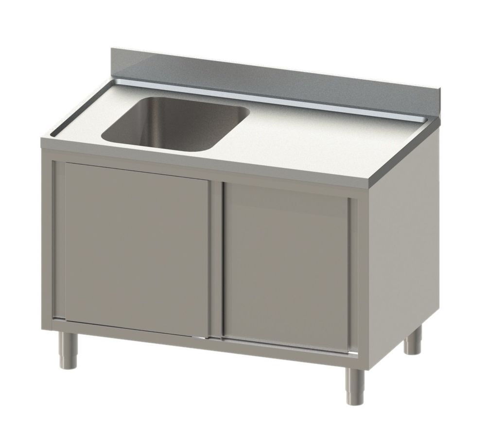 Plonge sur armoire Eco 14x6 avec 1 bacs à gauche
