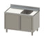 Plonge sur armoire Eco 14x6 avec 1 bac à droite