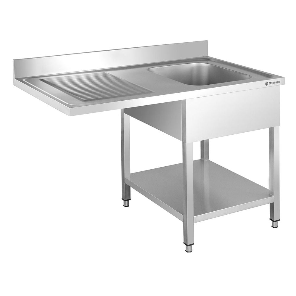 Plonge passage lave-vaisselle Basic 12x7 avec 1 bac à droite