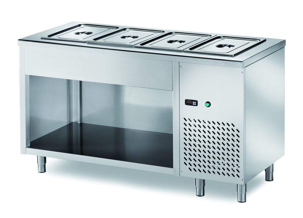 Table réfrigérée de libre-service PROFI ouverte 1500x700x890 – 4x GN 1/1