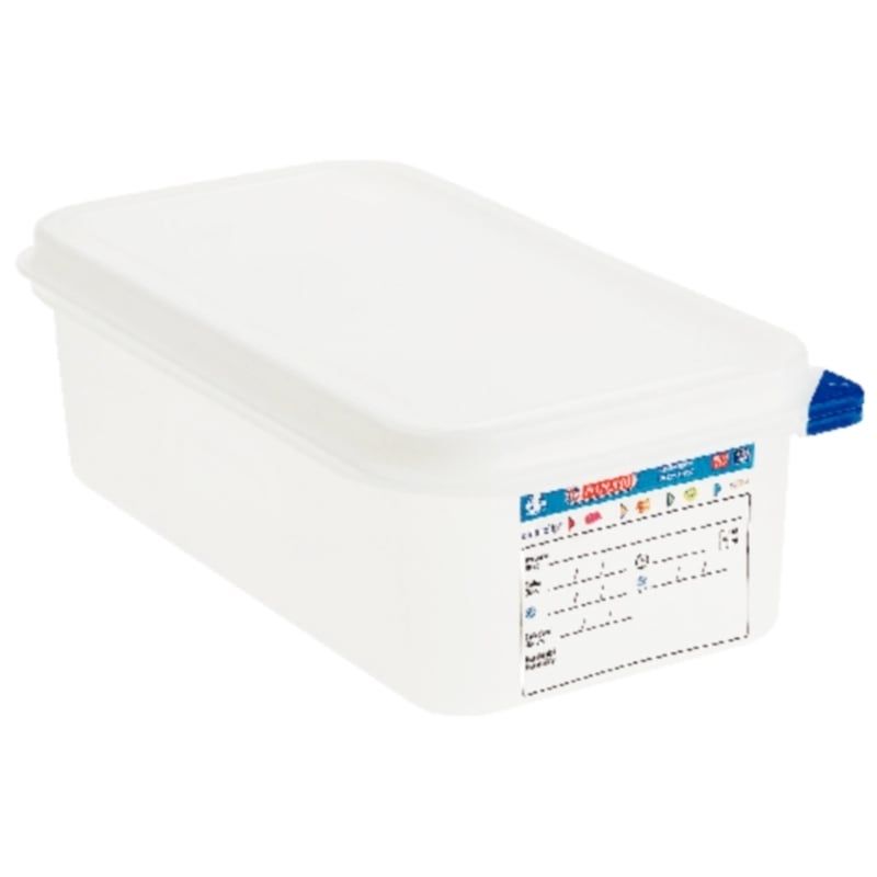 Araven Bacs pour aliments avec code couleur GN 1/3, 10 cm - 4 pièces