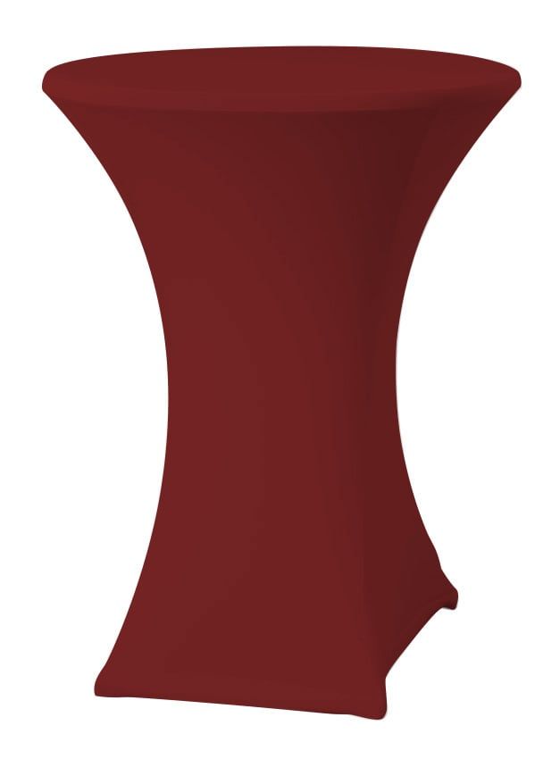 Housse de table de bar Fox Stretch, bordeaux