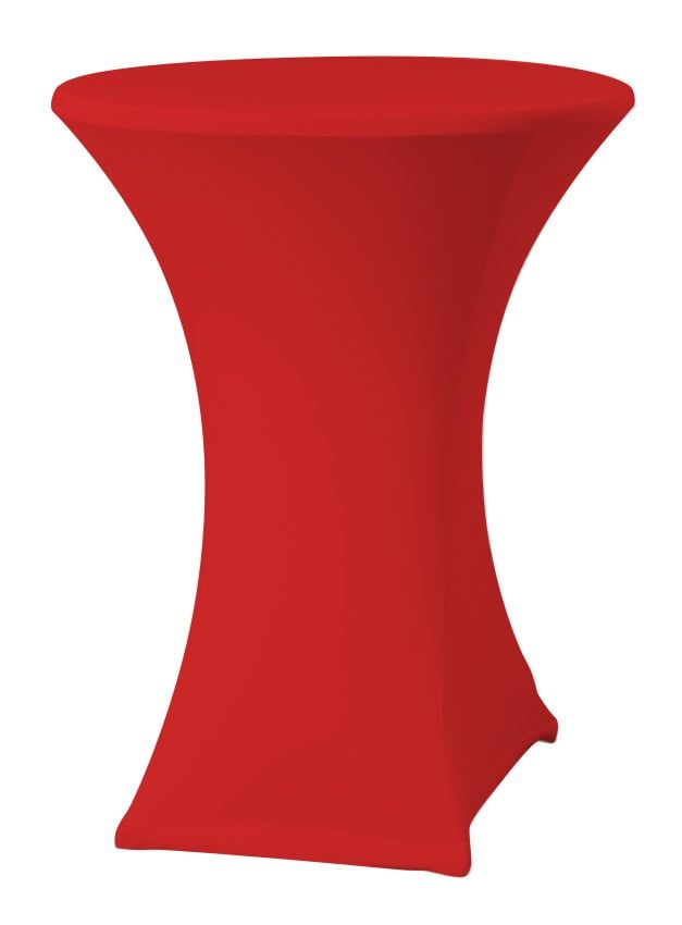 Housse de table de bar Fox Stretch, rouge