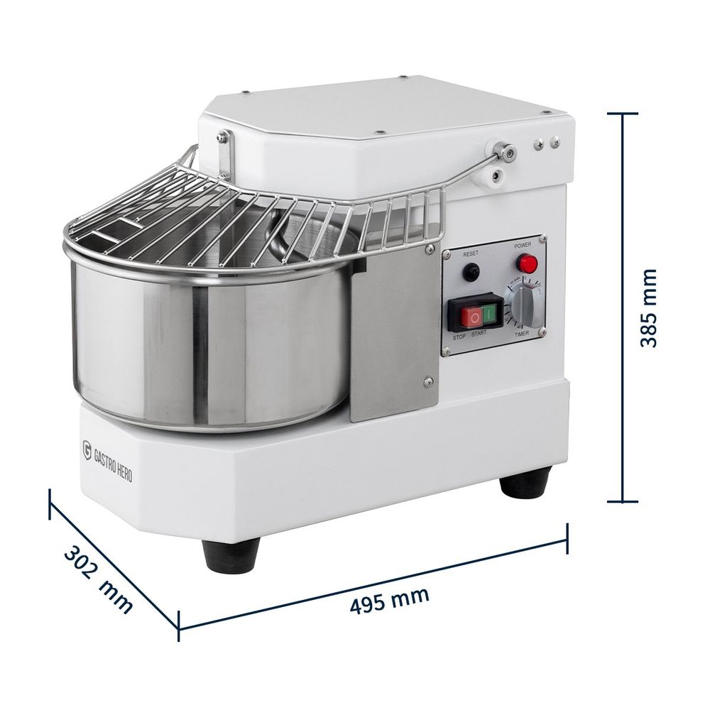 Pétrin à pâte ECO 8 230 volts - tête fixe