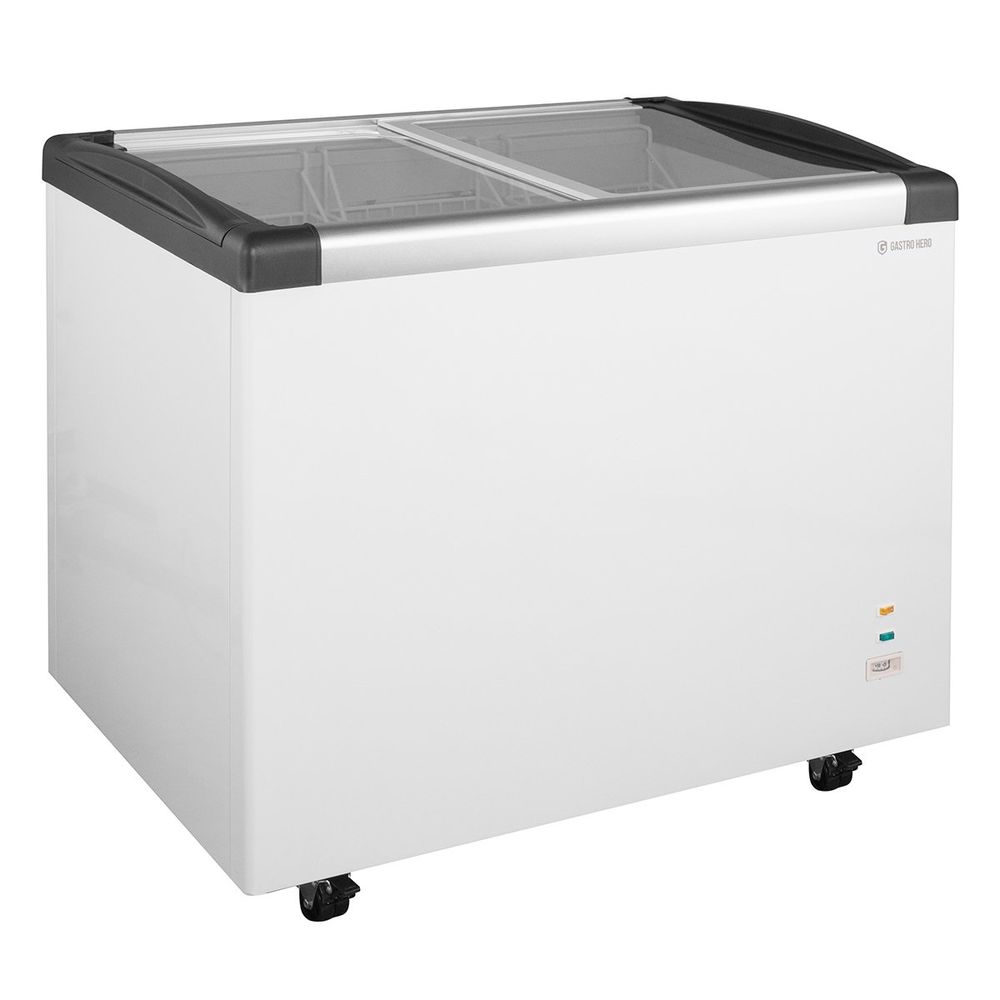 Congélateur ECO 350 avec couvercle coulissant en verre