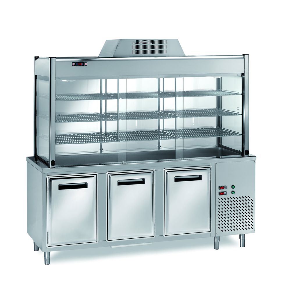 Vitrine réfrigérée de libre-service PROFI 2000x700x2000 – 5x GN 1/1
