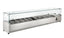 Saladette à poser ECO 9x GN 1/4 avec vitre 1 800 mm