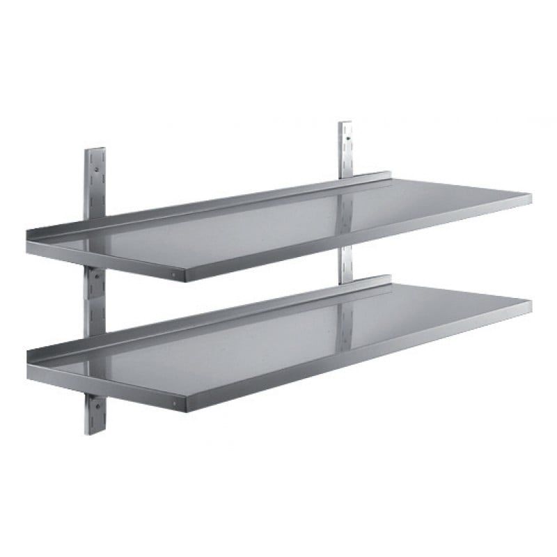 Double étagère murale Basic  100/40