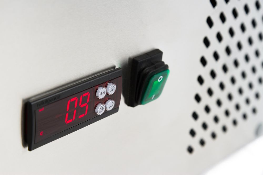 Saladette ECO 900 2 portes et pare haleine